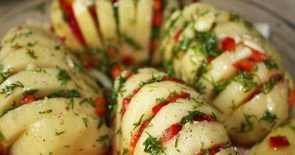 Zöldséges fűszeres krumpli